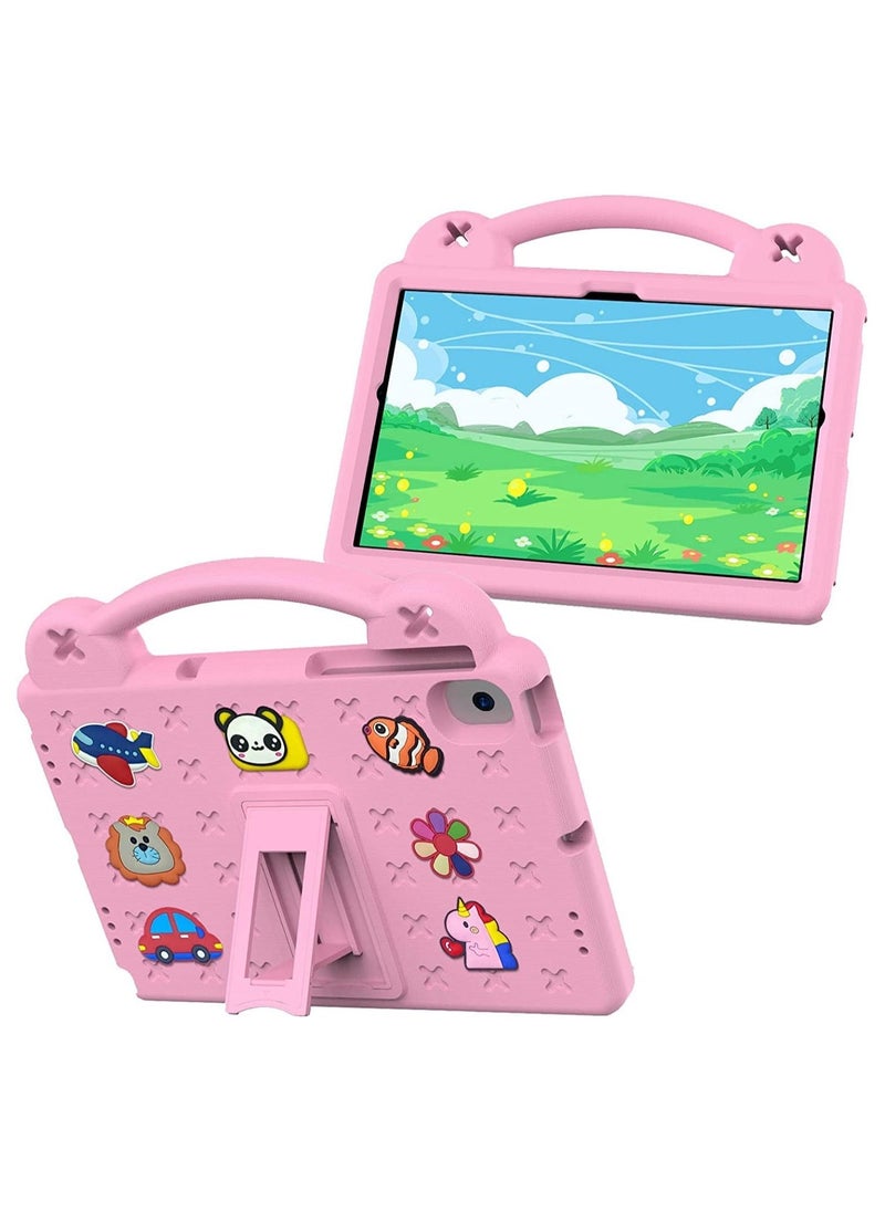 Arabest - Kids Case Compatible with Samsung Galaxy Tab A8 10.5 Inch 2021 (SM-A8 X200/X205/X207), Heavy Duty EVA Foam Shockproof Cover Kids Proof Case with Stand (Pink) - Image 1
