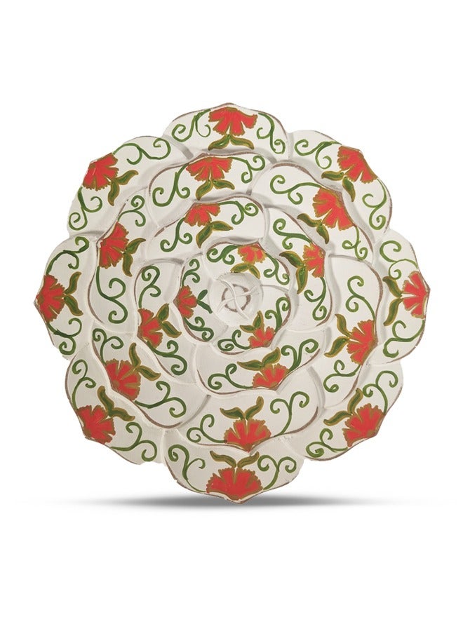داش وتوين طبق حافة مزخرف بزهور (متوسط) - Image 2