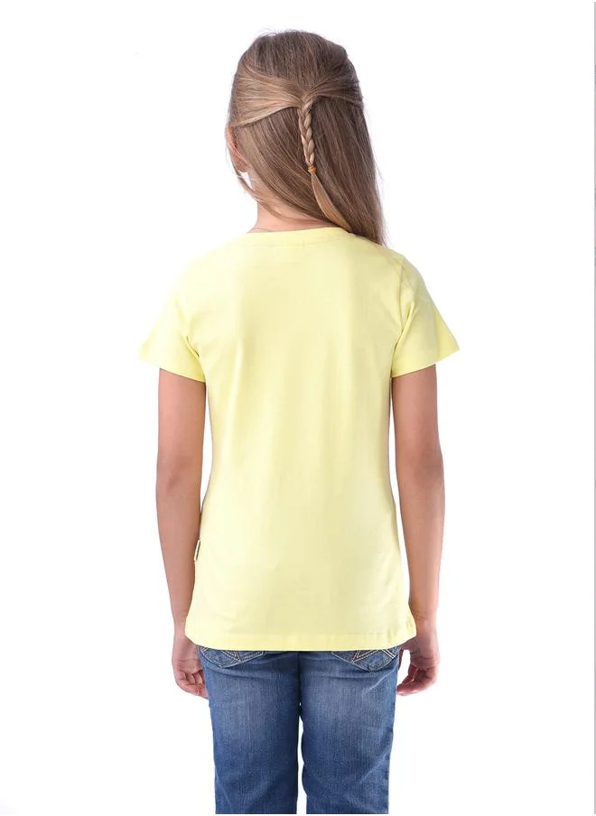 victor and jane Glitter Graphic Print T-Shirt by Styli