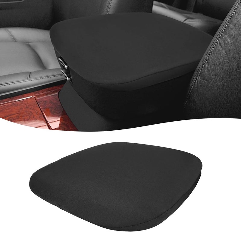 KBH Center Console Cover for Cadillac Escalade 2007 2008 2009 2010 2011 2012 2013 2014, Interior Accessories, Car Arm Rest Elastic Quick Dry Protector, Anti-Scratch, Black - Image 1