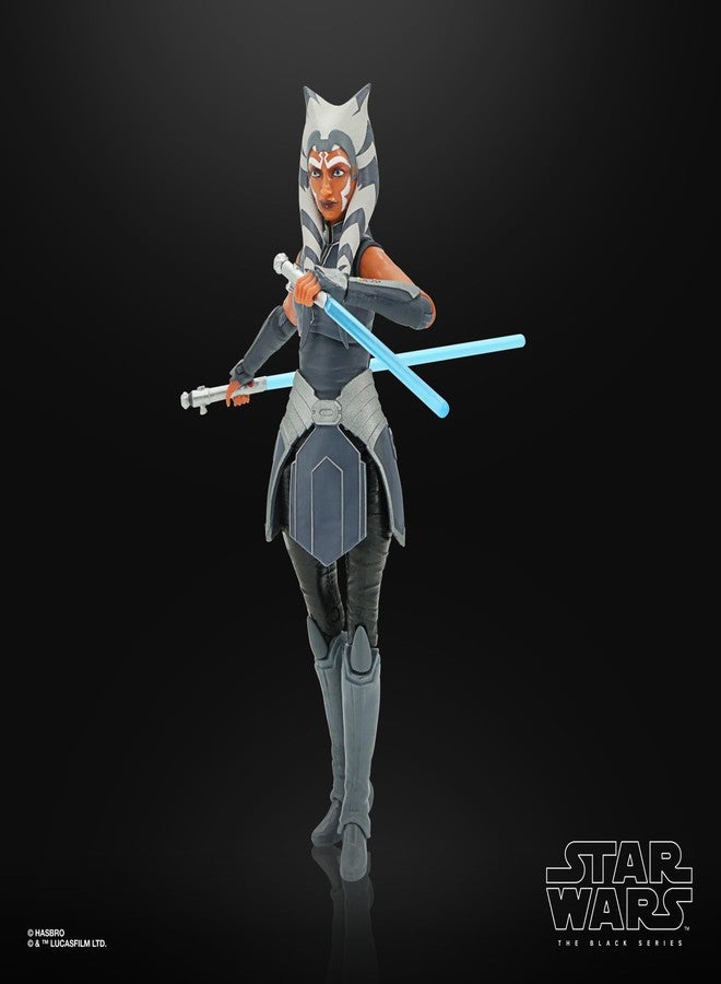 STAR WARS The Black Series Ahsoka Tano Toy 6-Inch-Scale The Clone Wars Collectible Action Figure, Toys for Kids Ages 4 and Up - Image 5