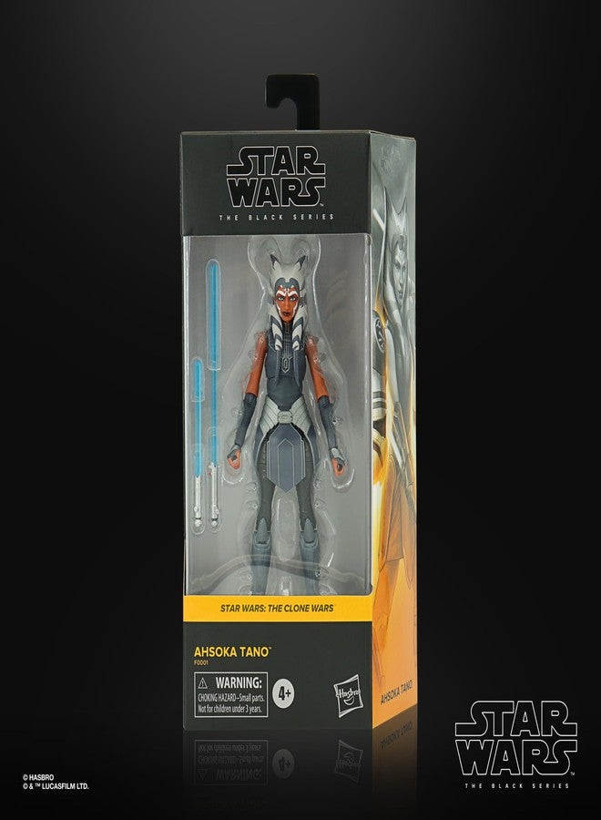 STAR WARS The Black Series Ahsoka Tano Toy 6-Inch-Scale The Clone Wars Collectible Action Figure, Toys for Kids Ages 4 and Up - Image 2