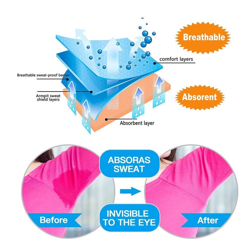 Suplory EXTRA LARGE Underarm Sweat Pads for Women and Men Fight Hyperhidrosis [ 10 PCS ], Armpit Sweat Pads Comfortable Unflavored, Non Visible, Extra Adhesive, Disposable, Sweat Free Armpit Protection - Image 4