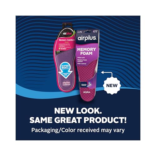Airplus Memory Comfort Shoe Insoles With Memory Foam for Pressure Relief, Ideal For Men and Women - Image 3