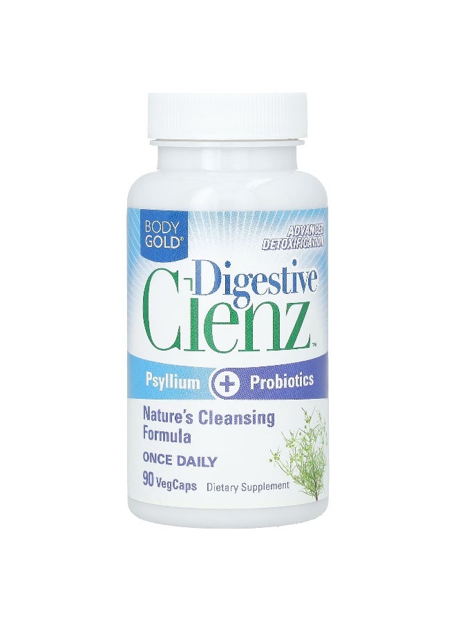 Body Gold بودي جولد، ديجستيف كلينز، 90 كبسولة نباتية - Image 3