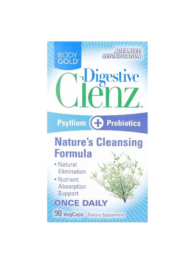 Body Gold بودي جولد، ديجستيف كلينز، 90 كبسولة نباتية - Image 1