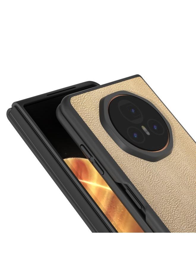 Green Tiger - Case For Honor Magic V3 PU Leather Black Frame Full Coverage Phone Case - Image 1