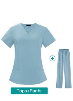Gasin Medical Scrub Suit Light Blue  - Image 3