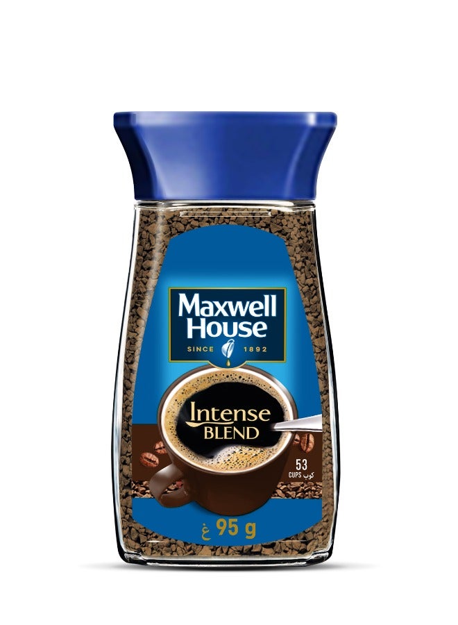 Maxwell House Intense Blend Instant Coffee 95g - Image 1