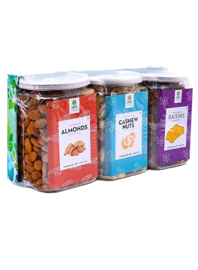 New Tree Gift Hamper, The Classic Dry Fruit Combo, Almonds-450gm , Cashew-400gms, Raisins- 450gms II - Image 3