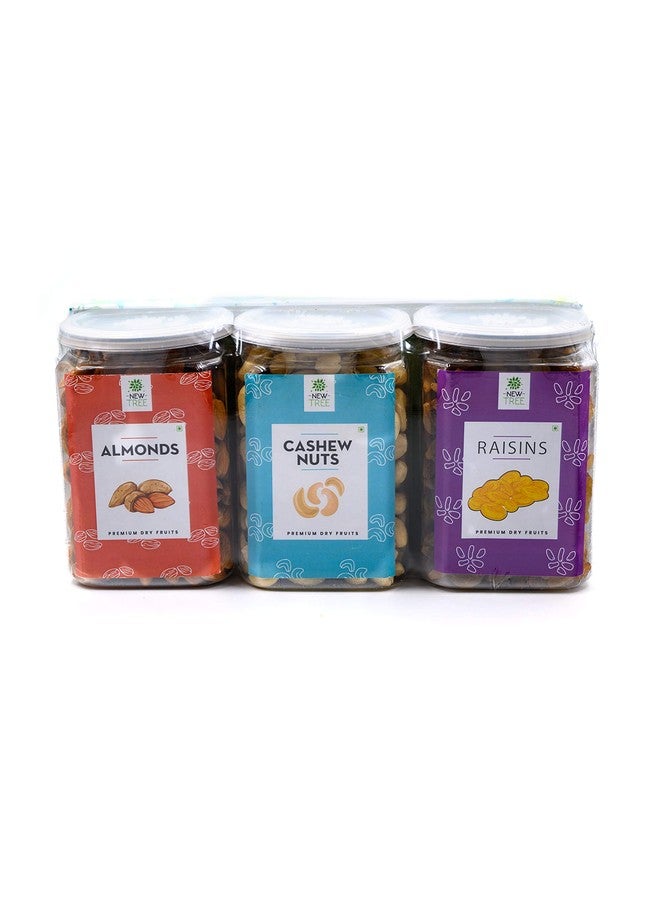 New Tree Gift Hamper, The Classic Dry Fruit Combo, Almonds-450gm , Cashew-400gms, Raisins- 450gms II - Image 4