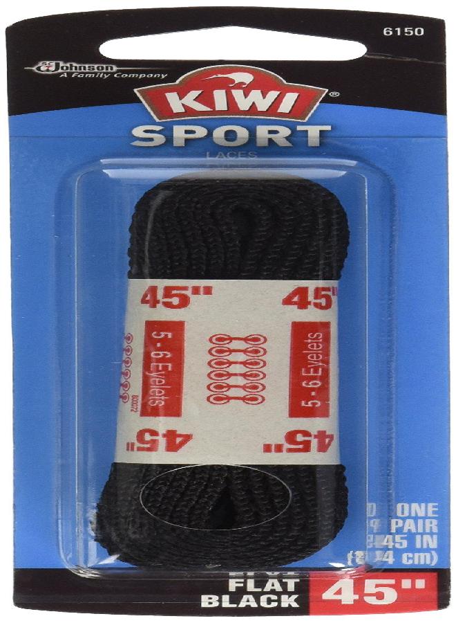 Kiwi Kiwi Shoe laces, 45 in, athletic black, 1 ct - Image 2