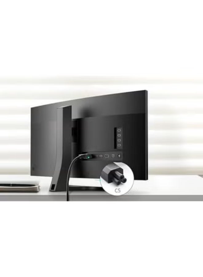 Euro Power Cable 3-Pin – 1.2m Durable Plug – Universal Mickey Mouse Style Adapter for Daily Use - Image 2