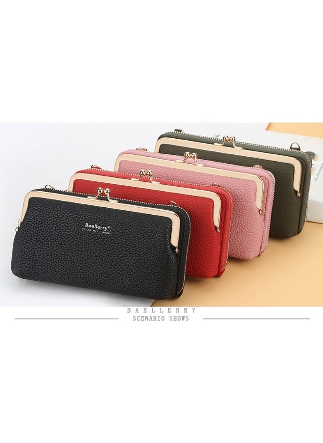 baellerry Mobile Phone Bag for Women Fashion Bag Zipper Shoulder Bag Skew Straddle Purse Zipper Purse for Women  - Image 2