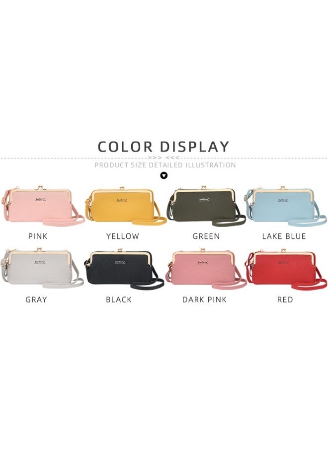 baellerry Mobile Phone Bag for Women Fashion Bag Zipper Shoulder Bag Skew Straddle Purse Zipper Purse for Women  - Image 4