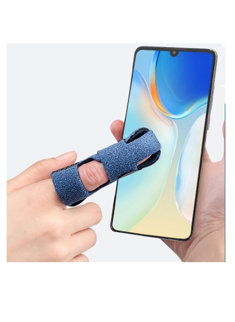 RATSAW - Finger Splint Trigger Finger Brace for Broken Protector and Straightening Arthritis Relief 2 Pcs Finger Support Brace Fits Index Middle and Ring Finger Pain - Image 1