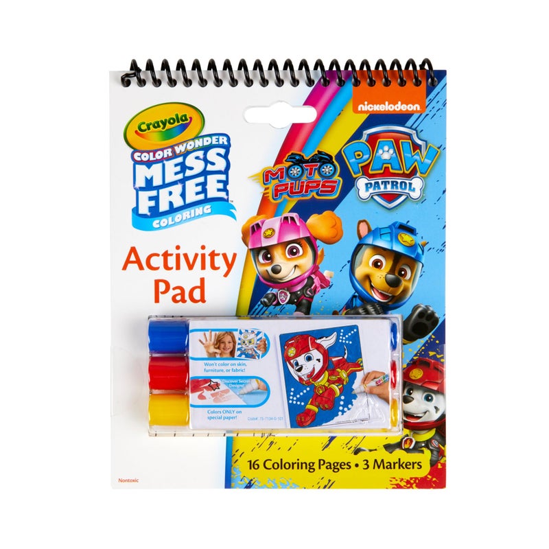 Crayola Color Wonder Paw Patrol Coloring Pages, Mess Free Coloring, Gift for Kids, Age 3, 4, 5, 6, Multi (75-7134) - Image 1