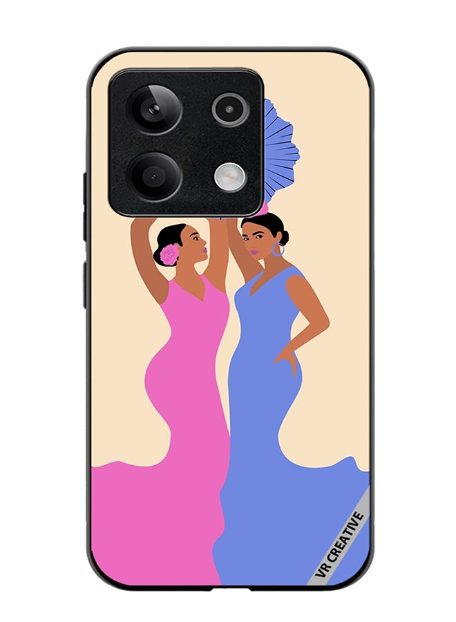 VR CREATIVE Protective Case Cover For Xiaomi Poco X6 Spanish Women Dancing Flamenco Design Multicolour - Image 1