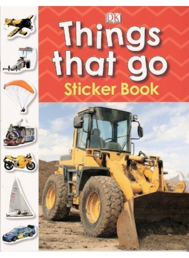 Things That Go Sticker Book - Paperback
