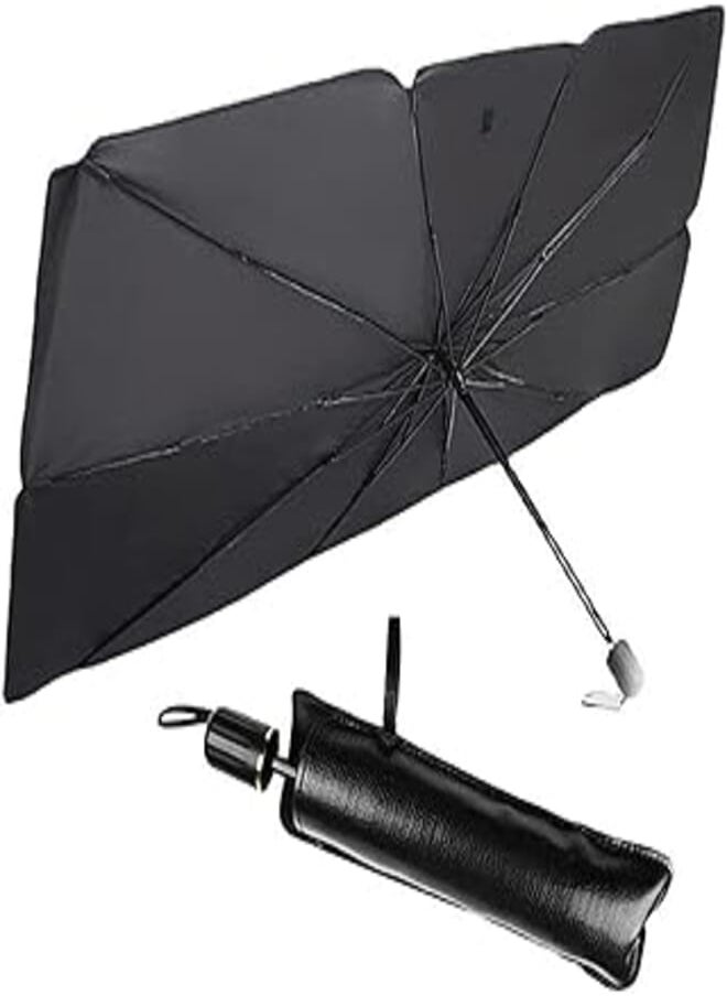 UShop - YOSHOP Car Windshield Sun Shade Foldable Sun Shade for Car Windshield Sun Shade UV Rays Sun Shade for Most Cars - Image 1