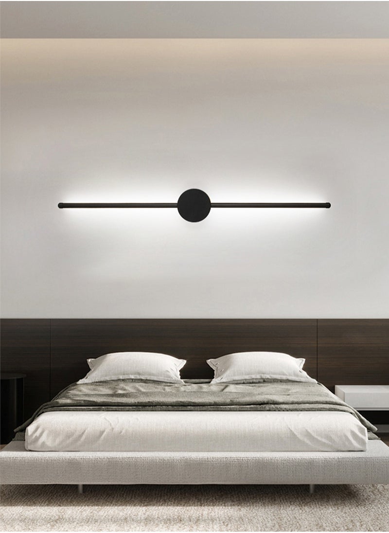 LOOPITYS Modern Interior Wall Light 10W LED Wall Light, Gold Wall Light for Bedroom Living Room Corridor (Color : Three color temperatures, Size : 60 CM)  - Image 4