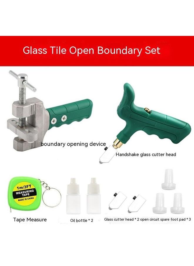 yongsheng Handheld Tile Glass Cutter Divider Opener Set Heavy Duty Glass Cutter for Tile Mirror Glass Cutting  - Image 1