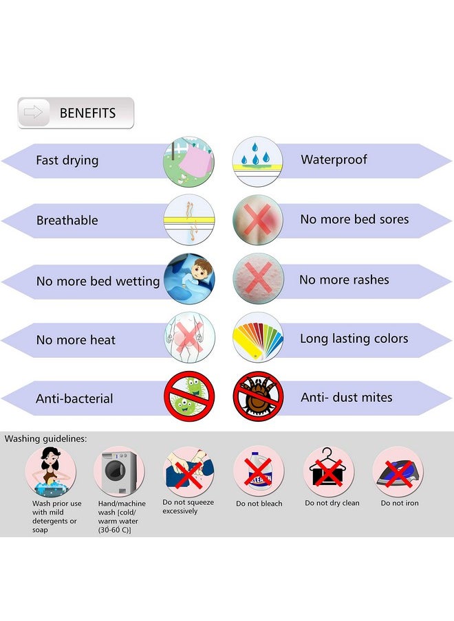 ملاءة سرير أطفال مقاومة للماء وسريعة الجفاف/ملاءة سرير أطفال مقاومة للماء لحماية المرتبة (الحجم: 70 سم × 100 سم) لون أرجواني، متوسط - pzsku/ZBBEB726E711AB693B1DAZ/45/_/1735567170/68b891c5-66a2-4d60-8cf7-f44db14dc3ff