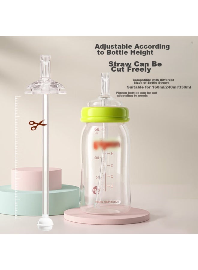 Doctor Ma Dr. Ma's Compatible Pigeon Bottle Accessories： Wide-neck Bottle, Training Spout, Straw Accessories, Suitable For 8 Months And Above - Image 3