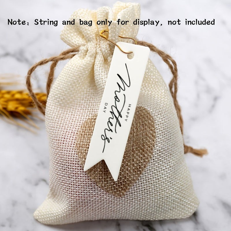 A Set Of 200pcs Mother S Day Gift Tags Hanging Tags For Crafts Gift Wrapping Mother S Parties - Image 5