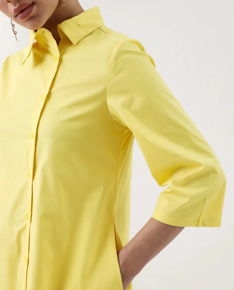 Rareism Women's Asymmetrical Collar Dress
