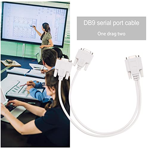 ECSiNG 2Pcs DB9 Serial Splitter Cable Replacement DB9 9 Pin 1 Female Ale to 2 Male Rs232 Serial Splitter Adapter Accessories for Connecting Computers Digital Machine Tools - Image 2