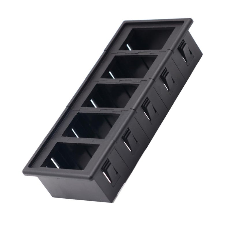 Enhanced Strength Fireproof ABS PC Rocker Toggle Switch Panel 13 1x5 2x2 7cm Mounting Kit For Cars Boats - Image 2