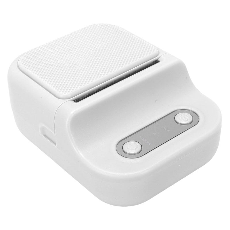Portable Thermal Label Printer Bluetooth App Phone Photos Multiple Templates White - Image 2