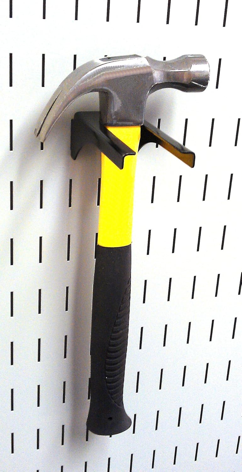 Wall Control KT-400-WRK B Slotted Tool Board Workstation Accessory Kit for Pegboard Only, Black - Image 5