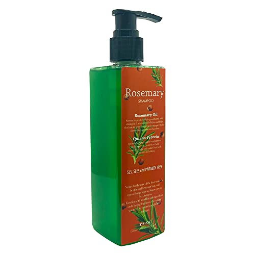 Nyassa Rosemary Shampoo|Rosemary essential oil and Quinoa protein|Natural Cleanser for daily use. Ideal for dry and damaged hair. No Parabens, Sulfates, Silicons. - Image 2