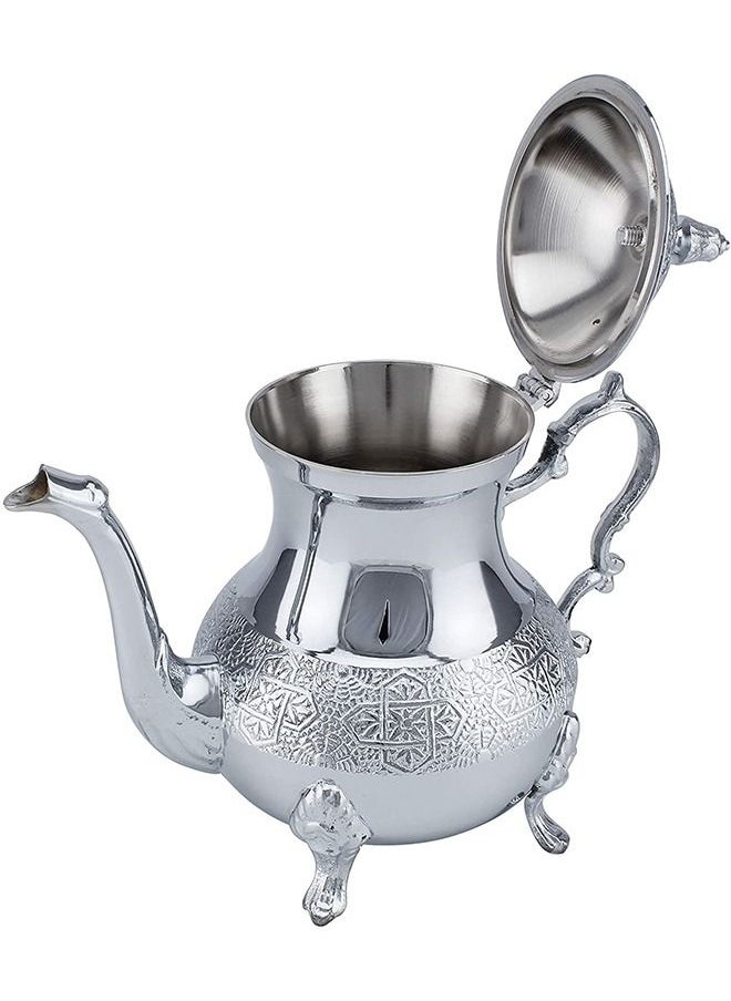 Moroccon Tea Pot Flower Engraving Design Material Brass - 500ml - pzsku/ZBBEC0CD7CDBFDAF889B0Z/45/_/1691669597/c3ab53fc-d660-4ab0-aceb-041bef5bb459