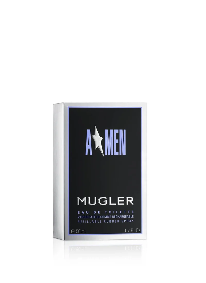 Mugler A*Men Eau de Toilette Rubber Natural Spray Refillable 50ml