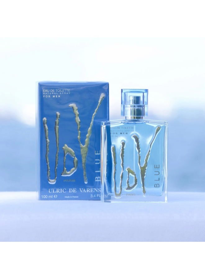 Ulric De Varens أودف بلو من أولريك دي فارينز للرجال بخاخ ماء تواليت، 3.4 أونصة - Image 3