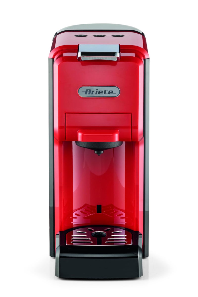 Ariete Espresso coffee maker by Delonghi for Nespresso & Dolcegusto capsules, pods and powder | Espresso Coffee Maker Machine for Home | 19 Bar Pressure | 220-240V, 2Yrs Warranty (Red) - Image 5