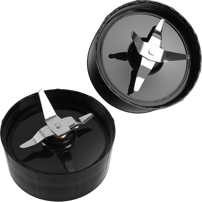 LVAINIT (Pack of 2) Cross Blade Blender Magic Bullet Replacement Parts Compatible with 250-watt Magic Bullet MB1101 Series Blender, Juicer and Mixer - Image 1