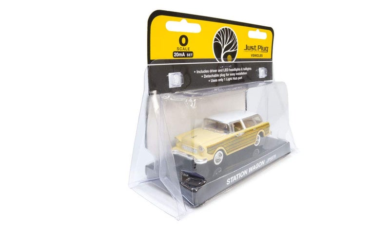 Generic Woodland Scenics Just Plug Vehicles Station Wagon - O Scale - Image 1