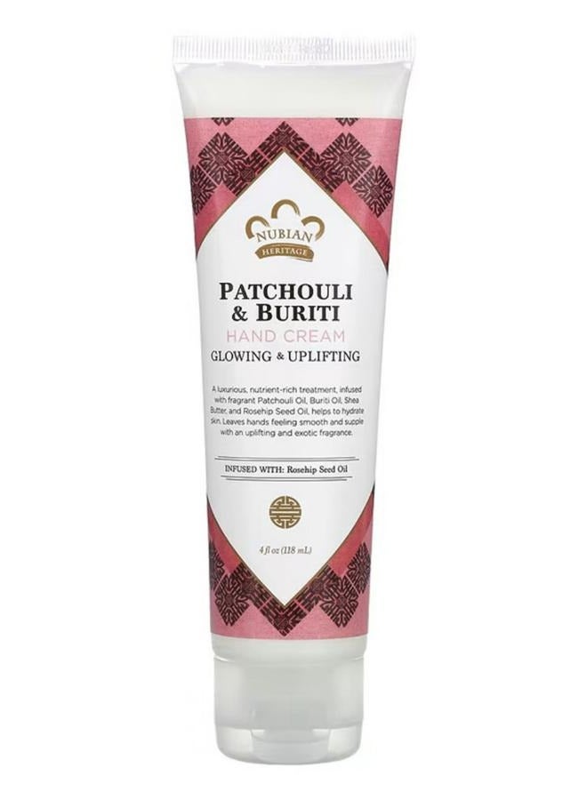 Nubian Heritage PATCHOULI And BURITI HAND CREAM 118 ML