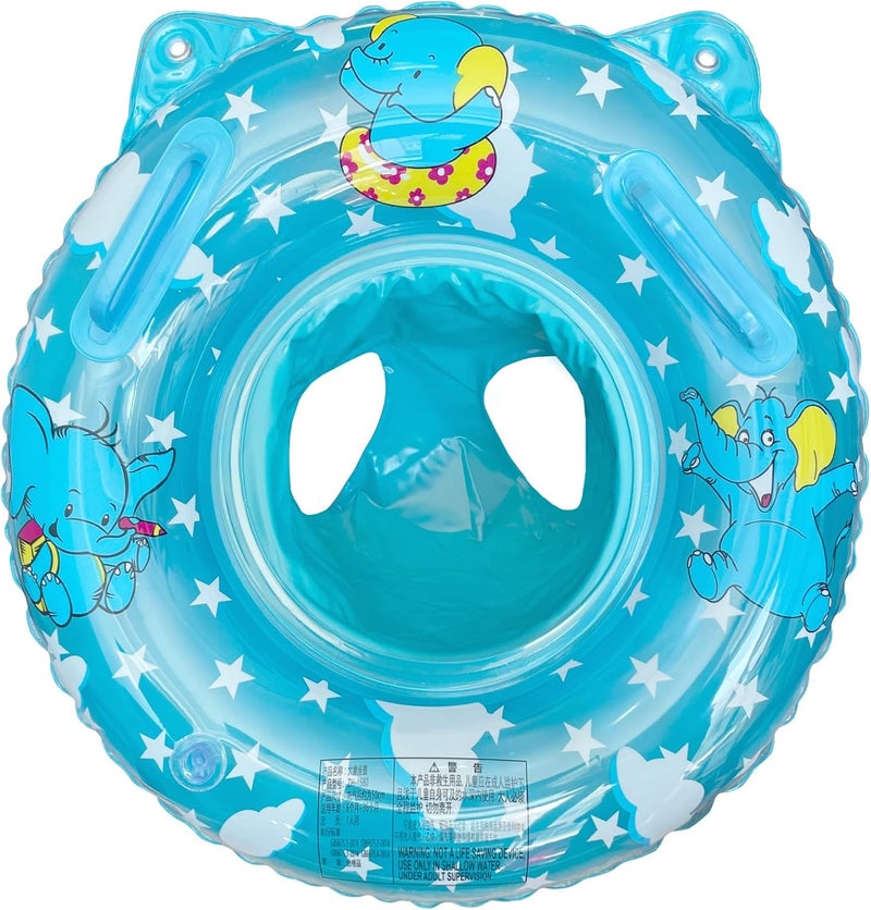 Sealive Infant Pool Float, Baby Swimming Ring with Toddler Seat Boat & Double Handle, Childrens' First Pool Floaties, Bathtub Toys Accessories for Kids Toddlers - Image 1