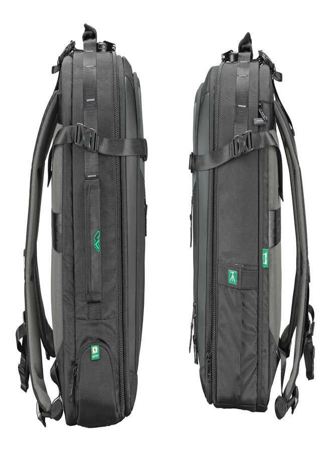 MOBIUS Gen Z DSLR Camera Backpack, Waterproof, 900D PU Coated Polyester, 40L, Expandable Gimbal Compartment, Fits 2 Camera Bodies, 5-6 Lenses, 16 Inch Laptop, Tripod Holder, Number Lock, Unisex - Image 5
