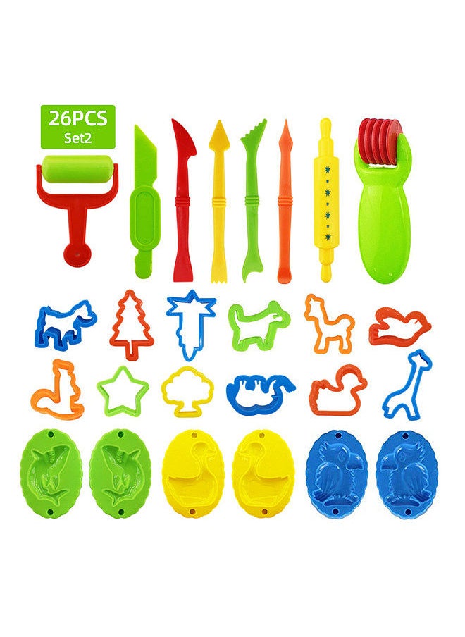 26 Pieces Play Dough Tools Playdough Accessories Set Various Plastic Molds Rollers Cutters Educational Gift for Children, Random Color - pzsku/ZBBEC85634E1B29037926Z/45/_/1693468201/f8803d0d-befb-4736-9126-bc31d82170d2