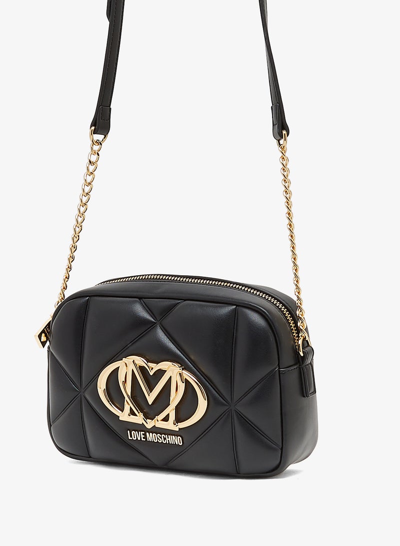 لوف موسكينو حقيبة كروس بودي بسحاب - Image 4