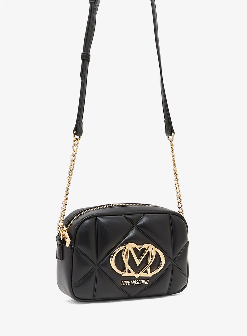 لوف موسكينو حقيبة كروس بودي بسحاب - Image 3