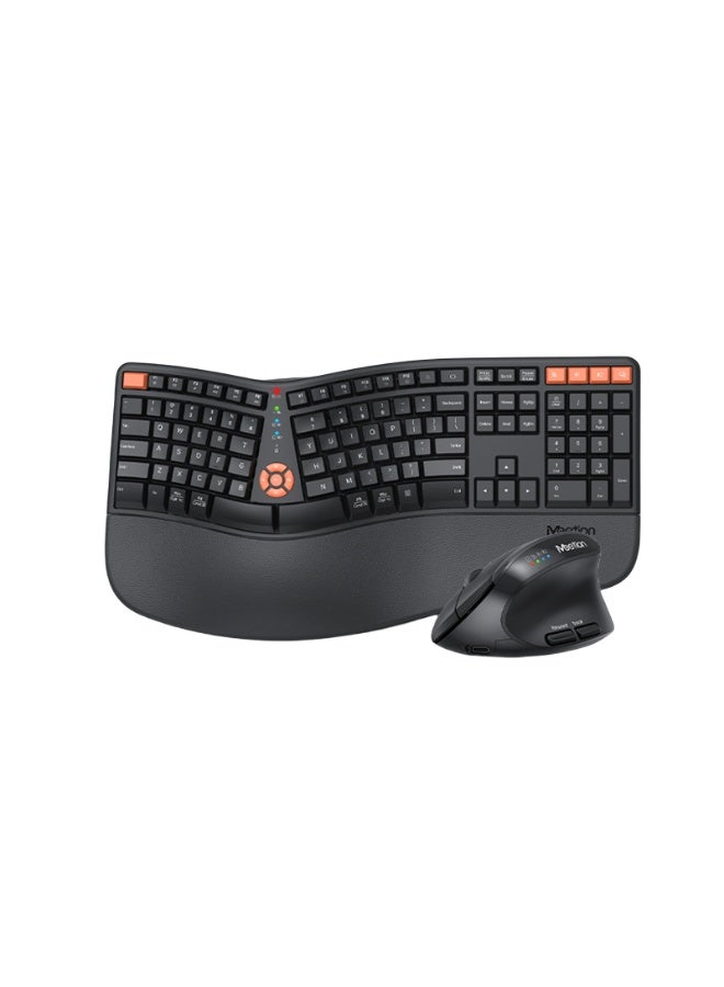 EBMINI New Wireless Vertical Mouse Ergonomic Kit
