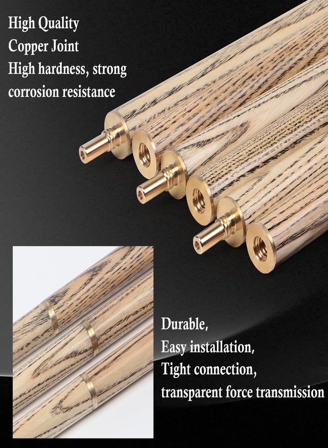 Kmise 57 inch Pool Cue, 19oz Cue Stick with 9.5mm Professional Tip, Handcraft, Made of Chacate Preto Wood, Bar or House Use for Men or Women, Pool Sticks for Adults (3 Sets) - Image 4