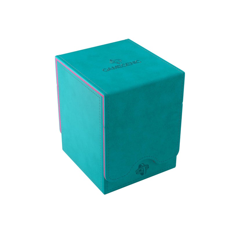 Gamegenic Squire Plus 100 XL Convertible Premium Storage Holds 100 Cards and Includes Detachable Slide Card Case TealPink Color Made - Image 3